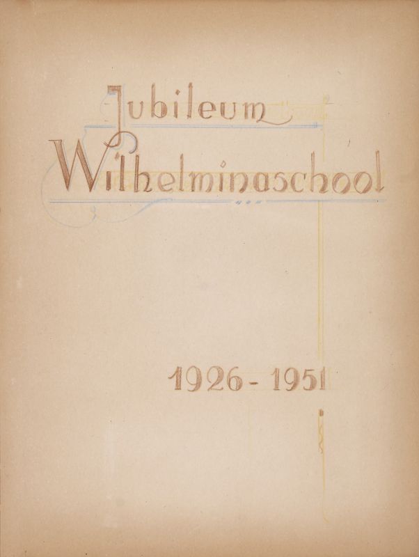 Jubileumboek Wilhelminaschool