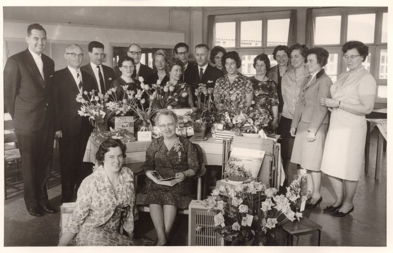Afscheid Mej. A.H. Janssen van de Wilhelminaschool
